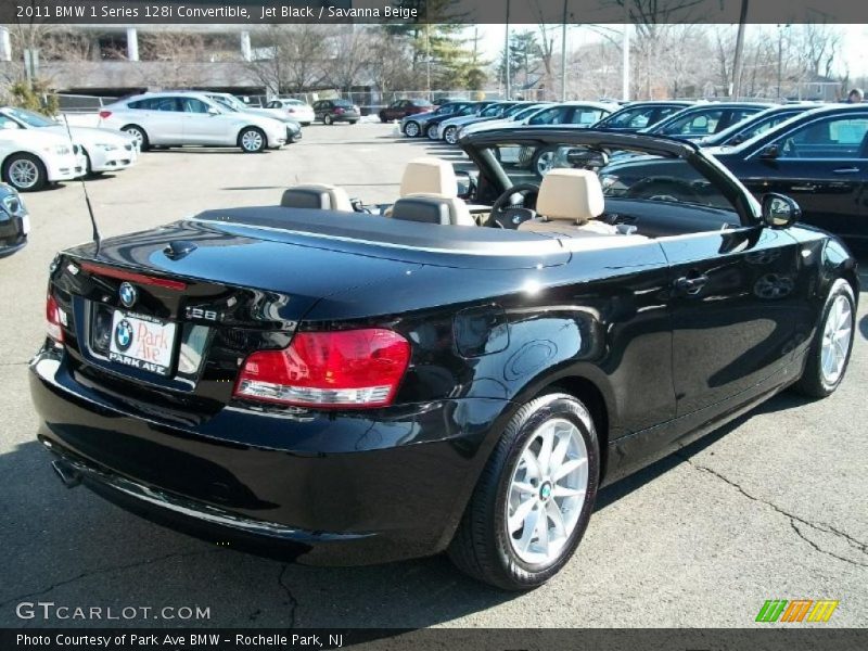 Jet Black / Savanna Beige 2011 BMW 1 Series 128i Convertible