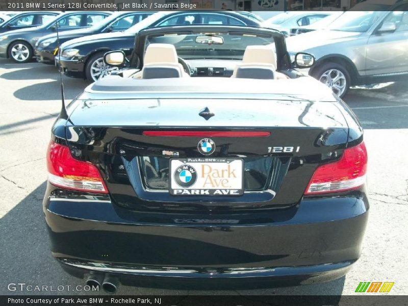 Jet Black / Savanna Beige 2011 BMW 1 Series 128i Convertible