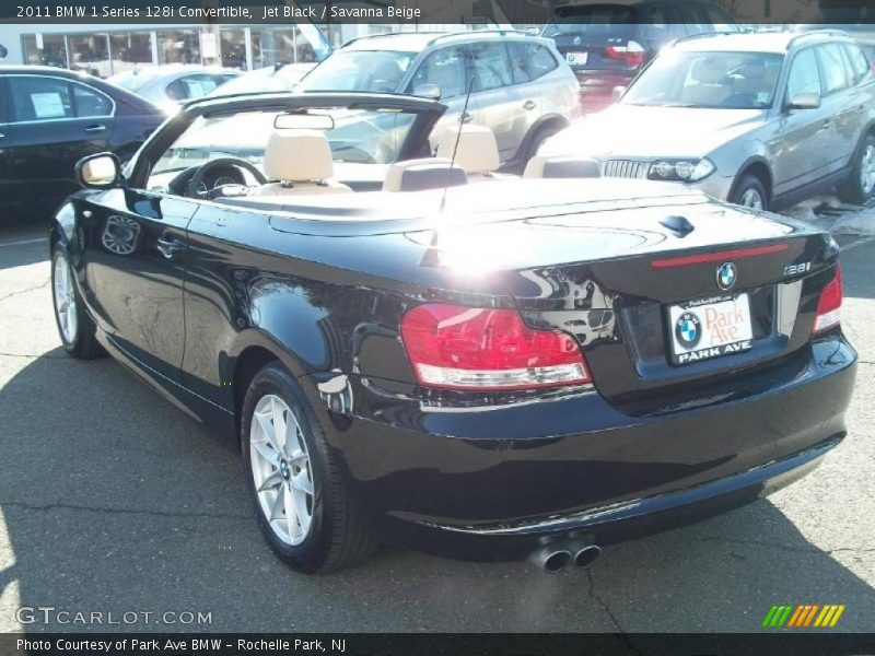 Jet Black / Savanna Beige 2011 BMW 1 Series 128i Convertible