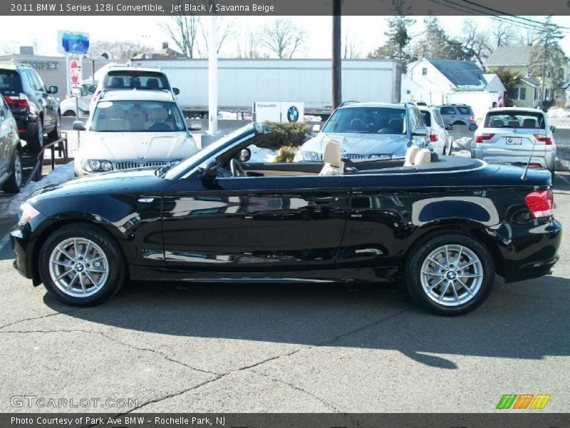 Jet Black / Savanna Beige 2011 BMW 1 Series 128i Convertible
