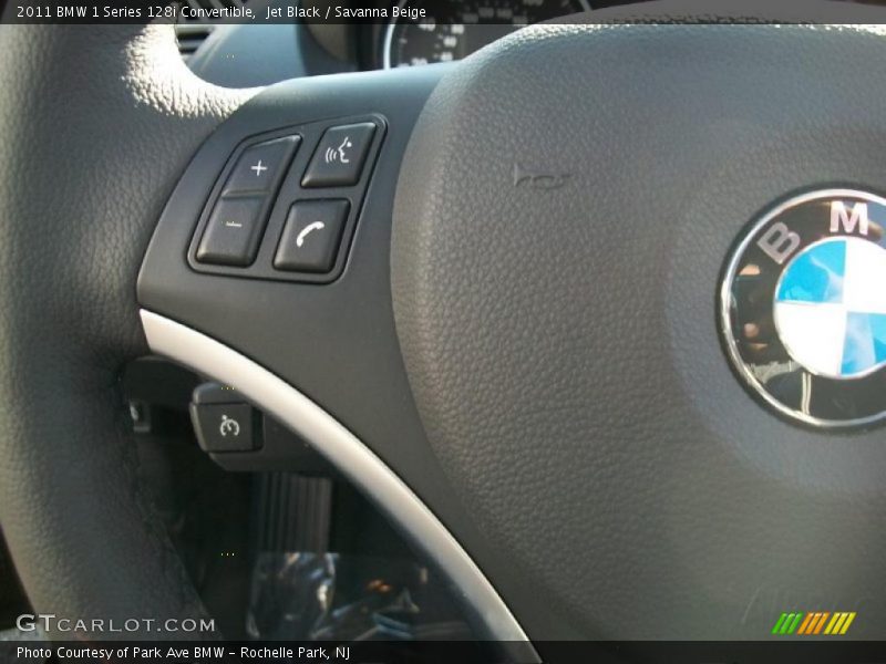 Jet Black / Savanna Beige 2011 BMW 1 Series 128i Convertible