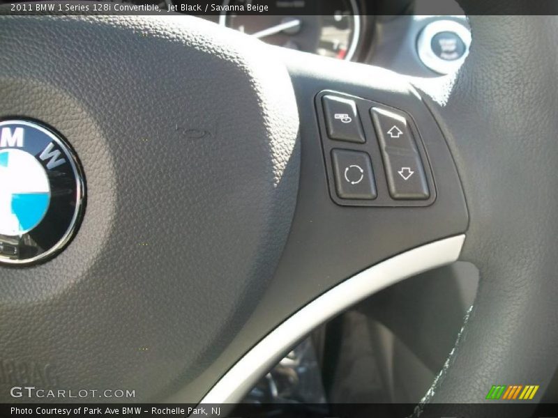 Jet Black / Savanna Beige 2011 BMW 1 Series 128i Convertible