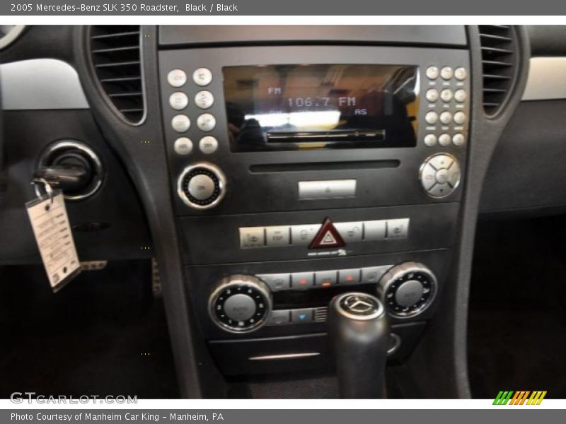 Black / Black 2005 Mercedes-Benz SLK 350 Roadster