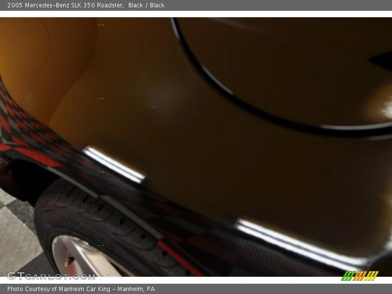 Black / Black 2005 Mercedes-Benz SLK 350 Roadster