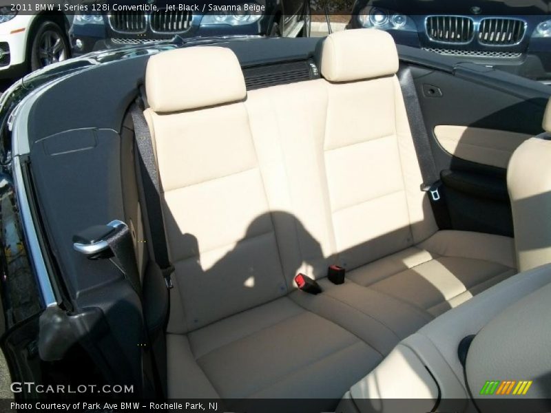 Jet Black / Savanna Beige 2011 BMW 1 Series 128i Convertible