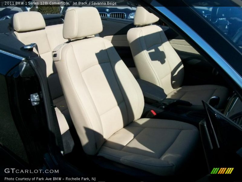 Jet Black / Savanna Beige 2011 BMW 1 Series 128i Convertible