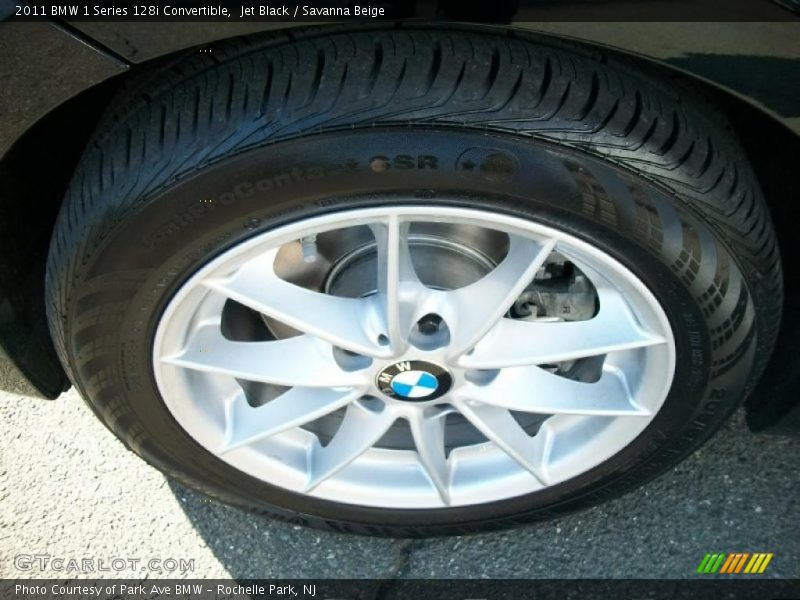 Jet Black / Savanna Beige 2011 BMW 1 Series 128i Convertible