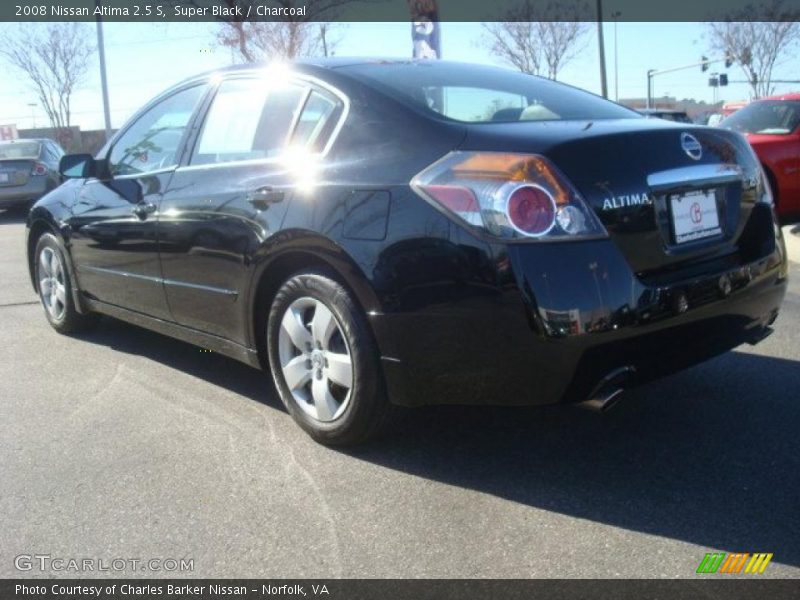 Super Black / Charcoal 2008 Nissan Altima 2.5 S