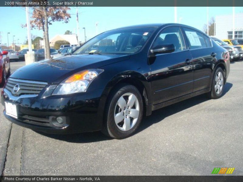Super Black / Charcoal 2008 Nissan Altima 2.5 S