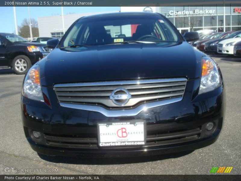 Super Black / Charcoal 2008 Nissan Altima 2.5 S
