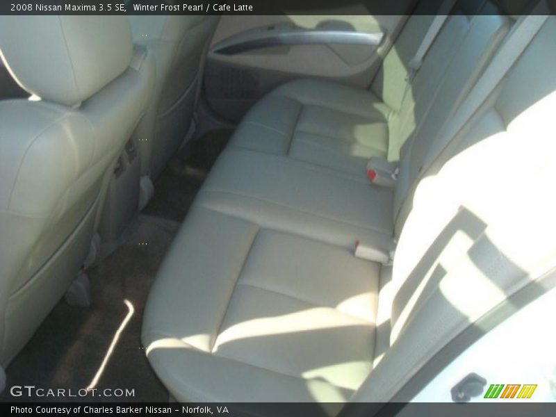 Winter Frost Pearl / Cafe Latte 2008 Nissan Maxima 3.5 SE