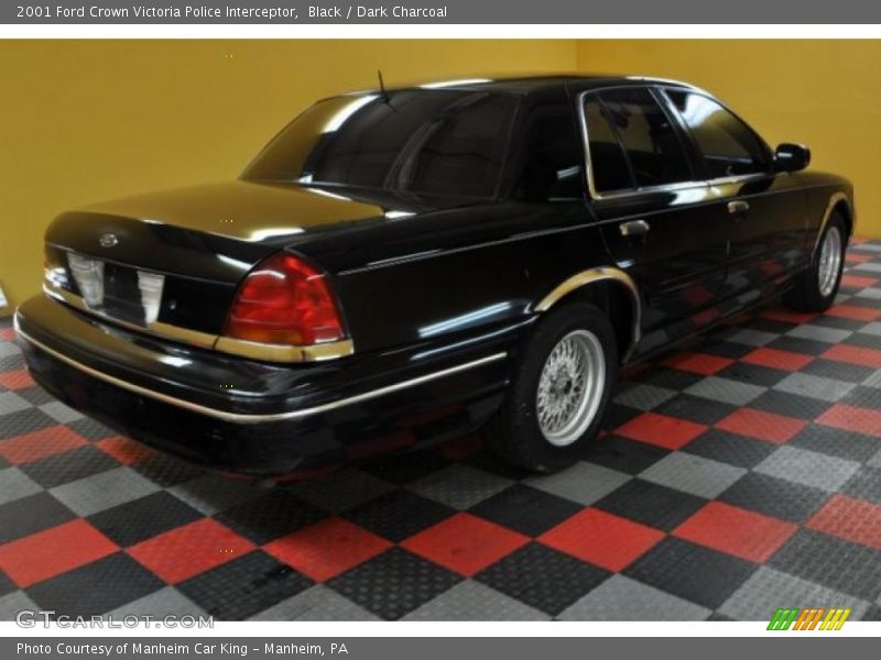 Black / Dark Charcoal 2001 Ford Crown Victoria Police Interceptor
