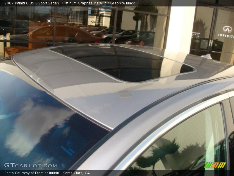 Sunroof of 2007 G 35 S Sport Sedan