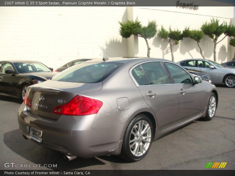 Platinum Graphite Metallic / Graphite Black 2007 Infiniti G 35 S Sport Sedan