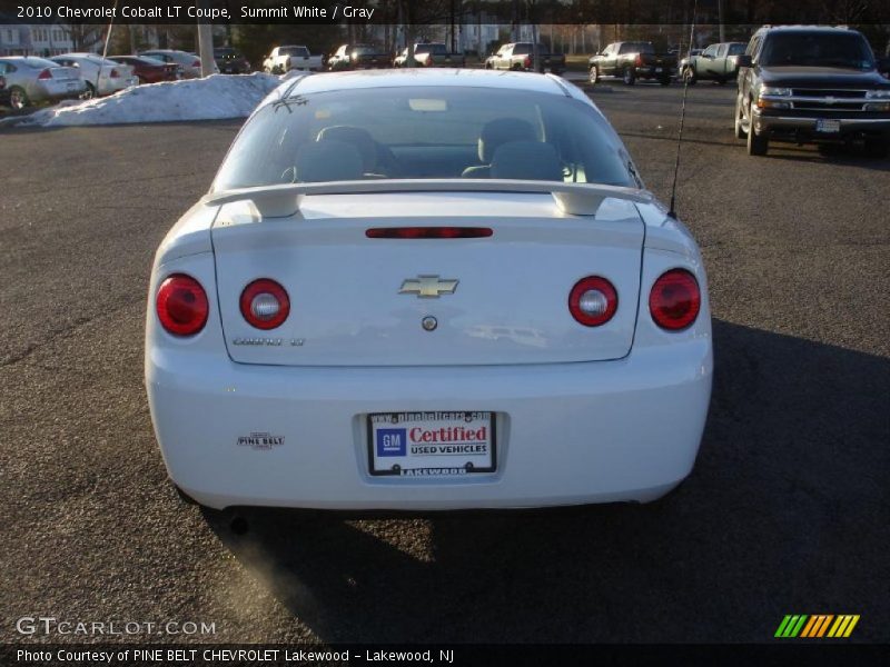 Summit White / Gray 2010 Chevrolet Cobalt LT Coupe