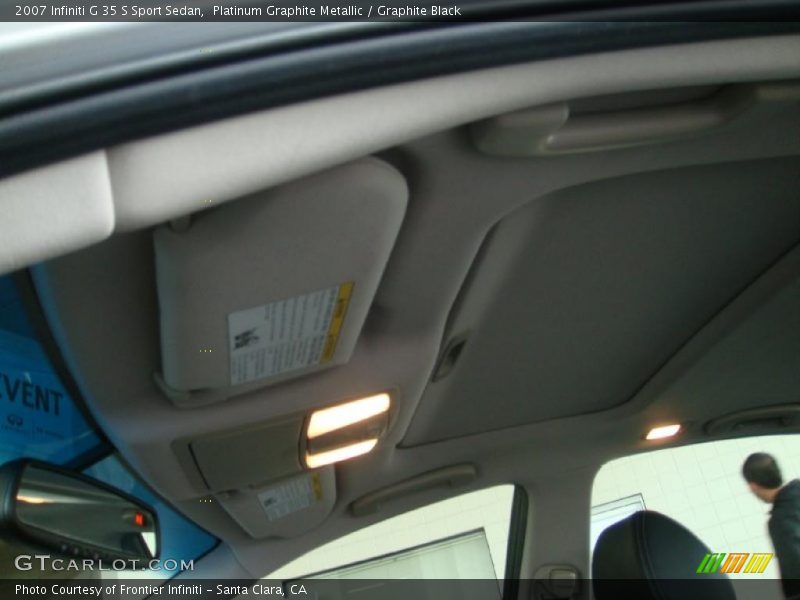 Platinum Graphite Metallic / Graphite Black 2007 Infiniti G 35 S Sport Sedan