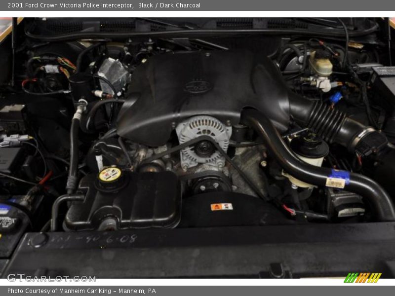 Black / Dark Charcoal 2001 Ford Crown Victoria Police Interceptor