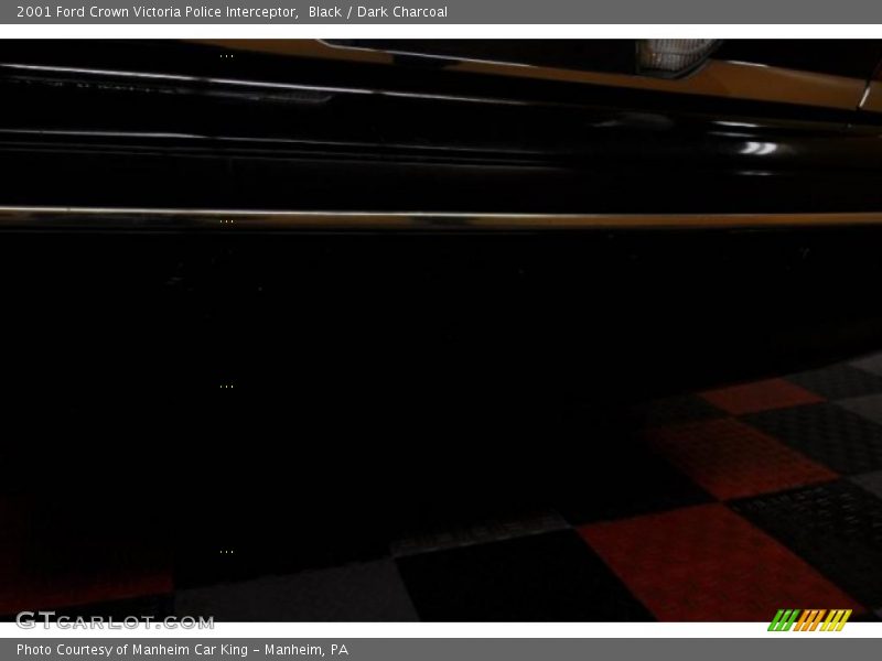 Black / Dark Charcoal 2001 Ford Crown Victoria Police Interceptor