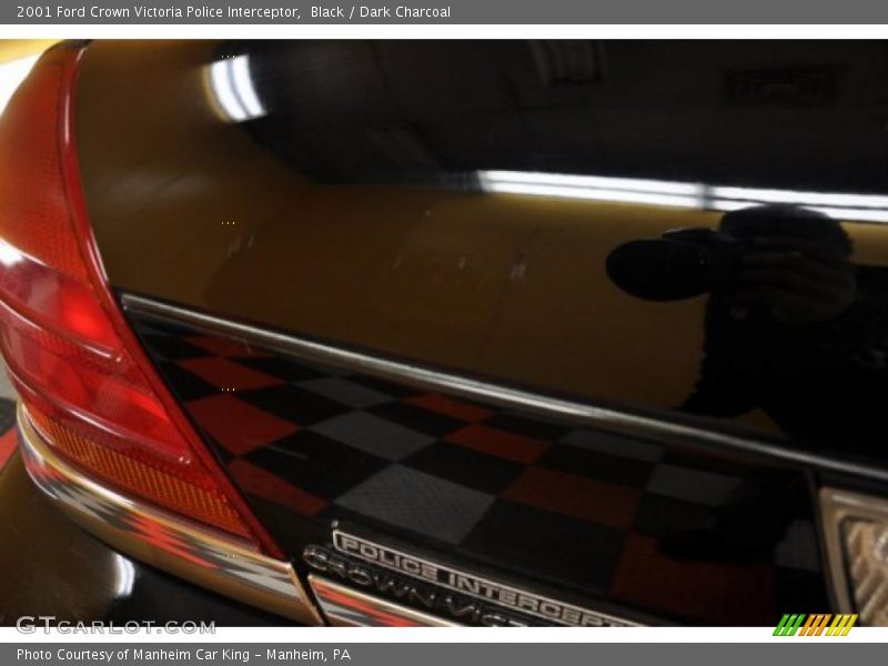 Black / Dark Charcoal 2001 Ford Crown Victoria Police Interceptor