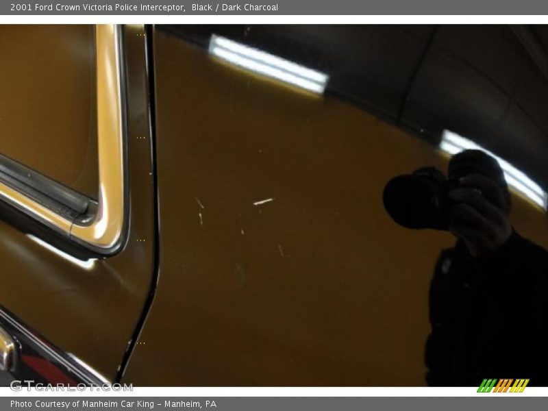 Black / Dark Charcoal 2001 Ford Crown Victoria Police Interceptor