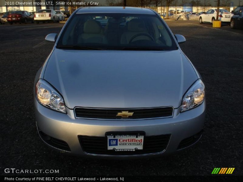 Silver Ice Metallic / Gray 2010 Chevrolet Impala LTZ