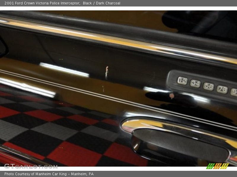 Black / Dark Charcoal 2001 Ford Crown Victoria Police Interceptor