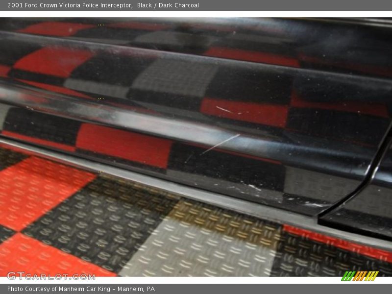 Black / Dark Charcoal 2001 Ford Crown Victoria Police Interceptor