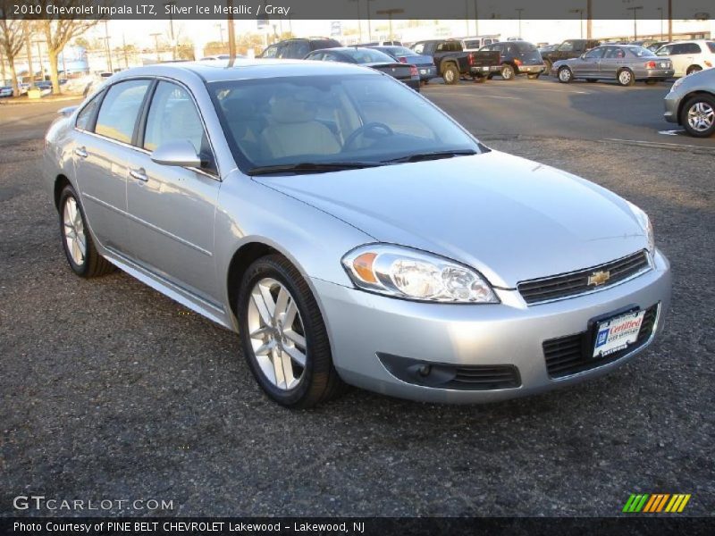 Silver Ice Metallic / Gray 2010 Chevrolet Impala LTZ