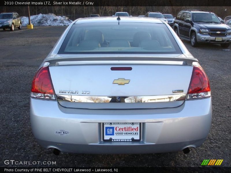 Silver Ice Metallic / Gray 2010 Chevrolet Impala LTZ