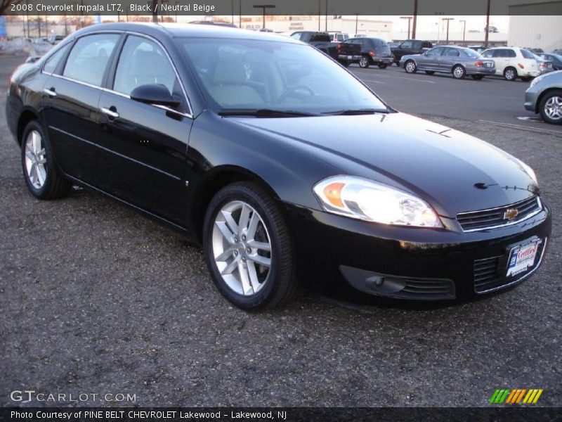 Black / Neutral Beige 2008 Chevrolet Impala LTZ