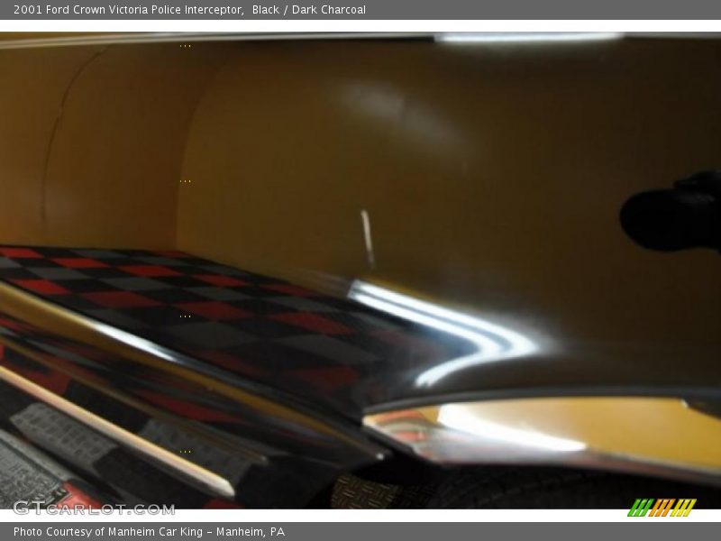 Black / Dark Charcoal 2001 Ford Crown Victoria Police Interceptor