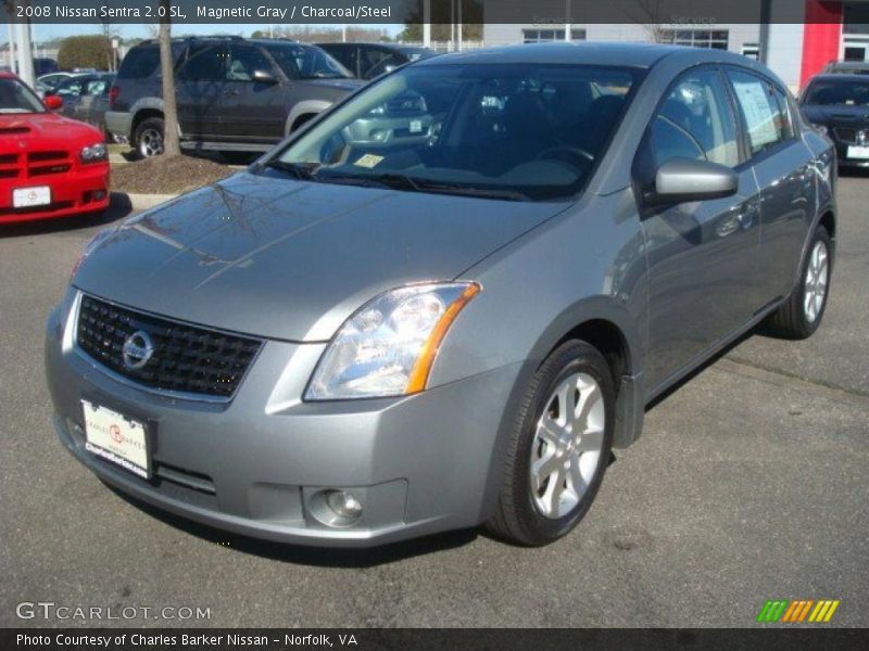Magnetic Gray / Charcoal/Steel 2008 Nissan Sentra 2.0 SL