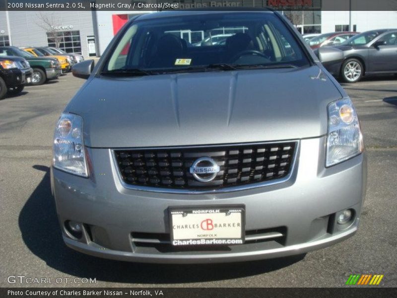 Magnetic Gray / Charcoal/Steel 2008 Nissan Sentra 2.0 SL