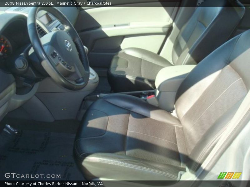 Magnetic Gray / Charcoal/Steel 2008 Nissan Sentra 2.0 SL