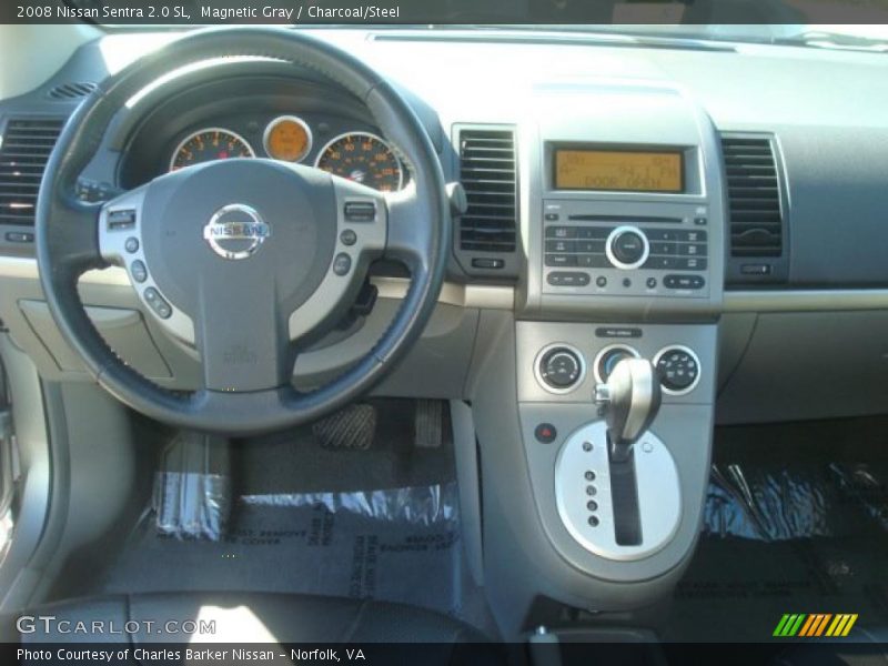 Magnetic Gray / Charcoal/Steel 2008 Nissan Sentra 2.0 SL