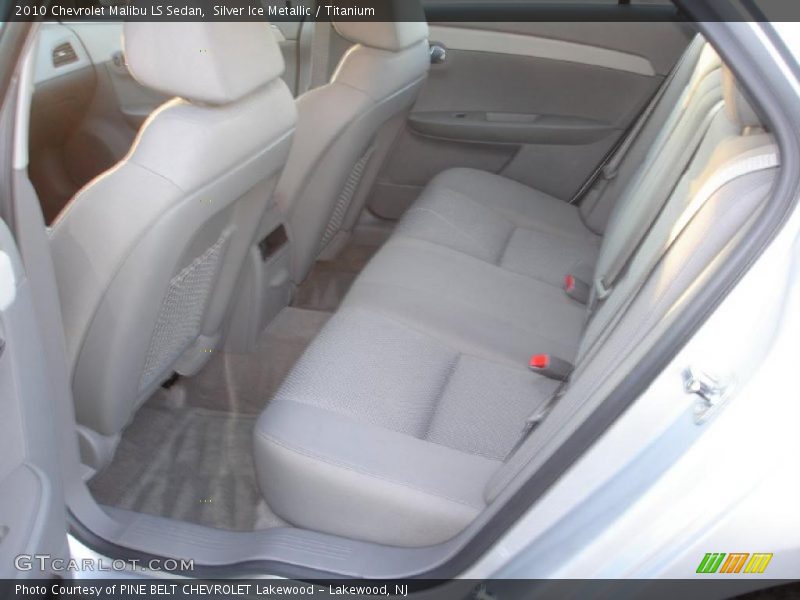 Silver Ice Metallic / Titanium 2010 Chevrolet Malibu LS Sedan