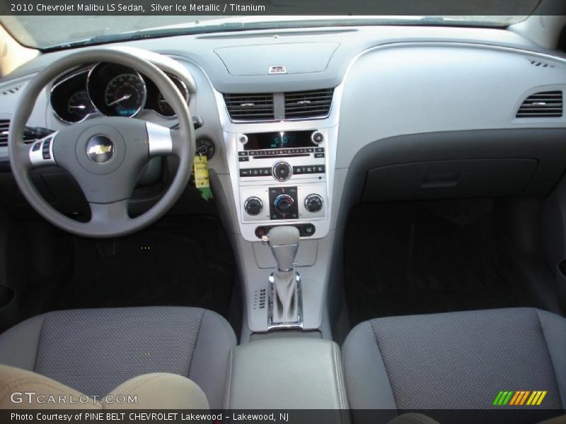 Silver Ice Metallic / Titanium 2010 Chevrolet Malibu LS Sedan