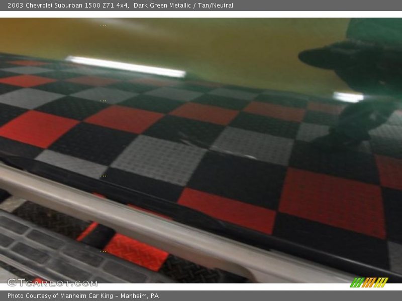 Dark Green Metallic / Tan/Neutral 2003 Chevrolet Suburban 1500 Z71 4x4