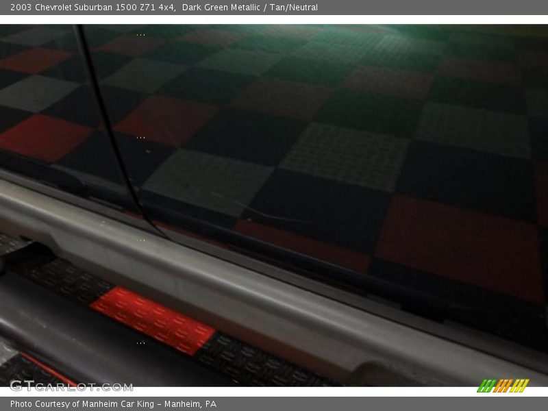 Dark Green Metallic / Tan/Neutral 2003 Chevrolet Suburban 1500 Z71 4x4