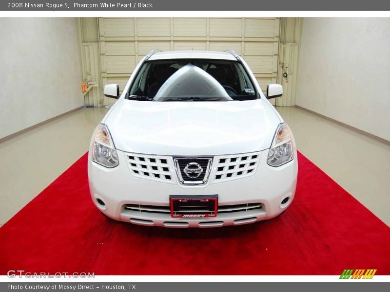 Phantom White Pearl / Black 2008 Nissan Rogue S