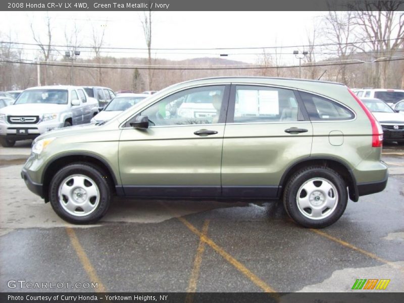 Green Tea Metallic / Ivory 2008 Honda CR-V LX 4WD