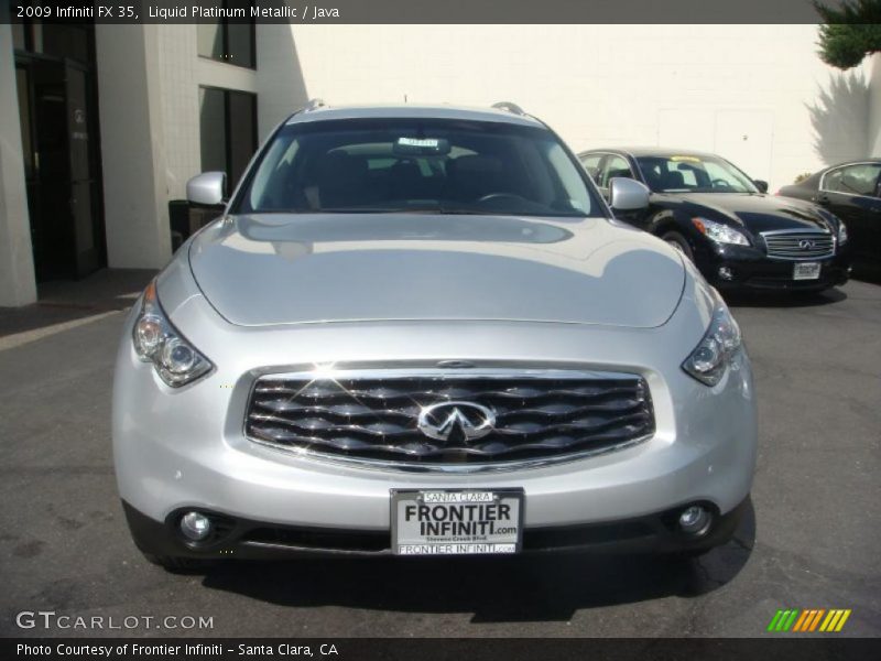 Liquid Platinum Metallic / Java 2009 Infiniti FX 35