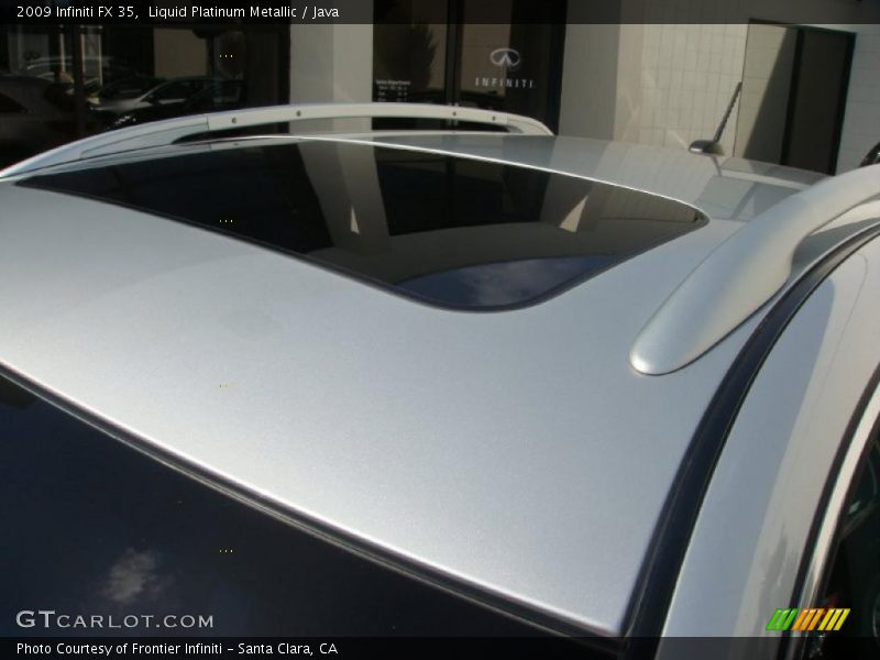Liquid Platinum Metallic / Java 2009 Infiniti FX 35