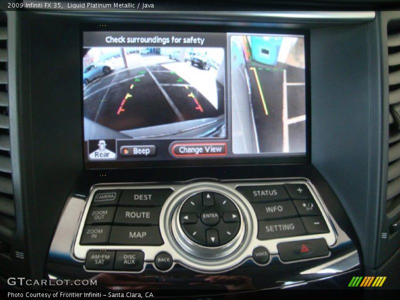Liquid Platinum Metallic / Java 2009 Infiniti FX 35