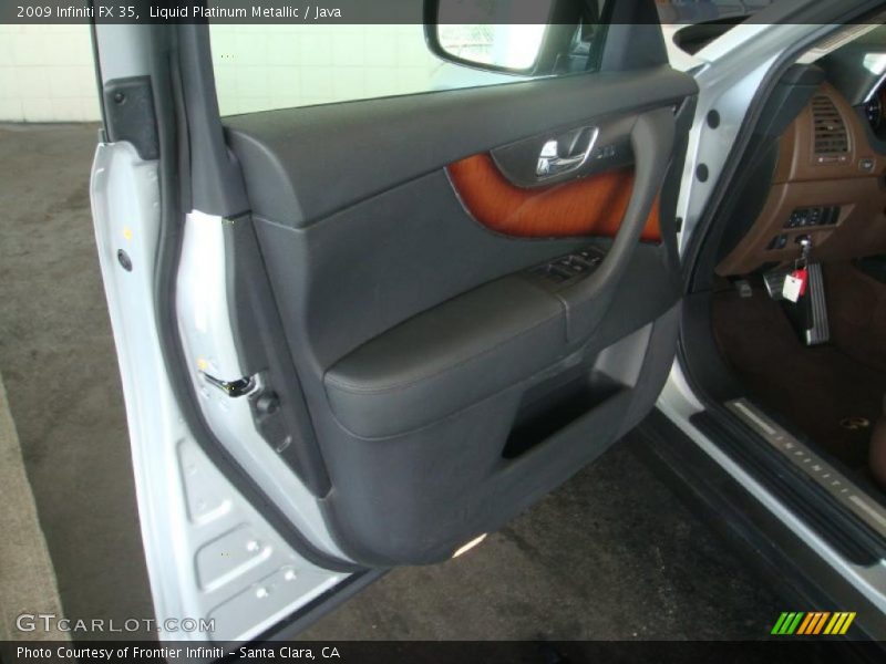 Liquid Platinum Metallic / Java 2009 Infiniti FX 35