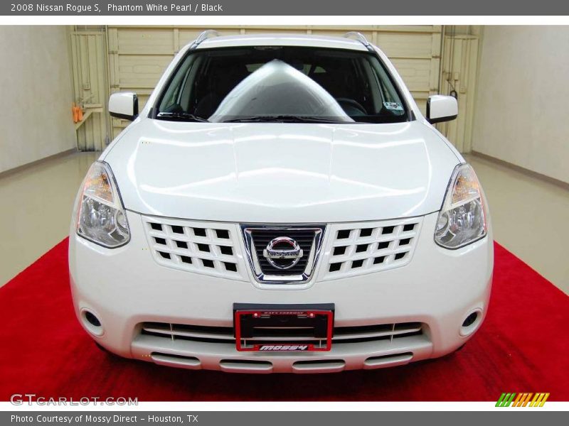 Phantom White Pearl / Black 2008 Nissan Rogue S