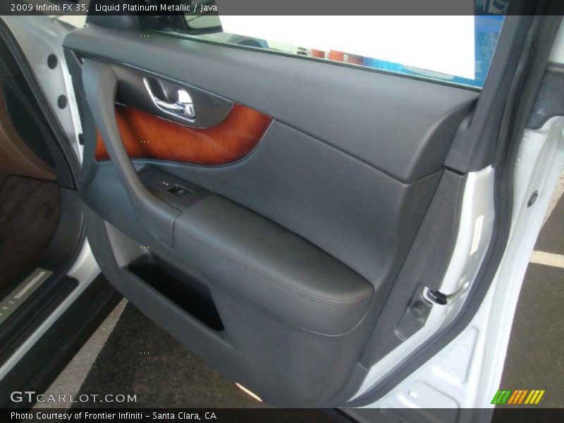 Liquid Platinum Metallic / Java 2009 Infiniti FX 35