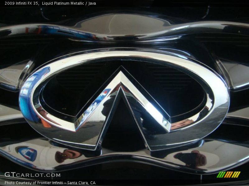 Liquid Platinum Metallic / Java 2009 Infiniti FX 35