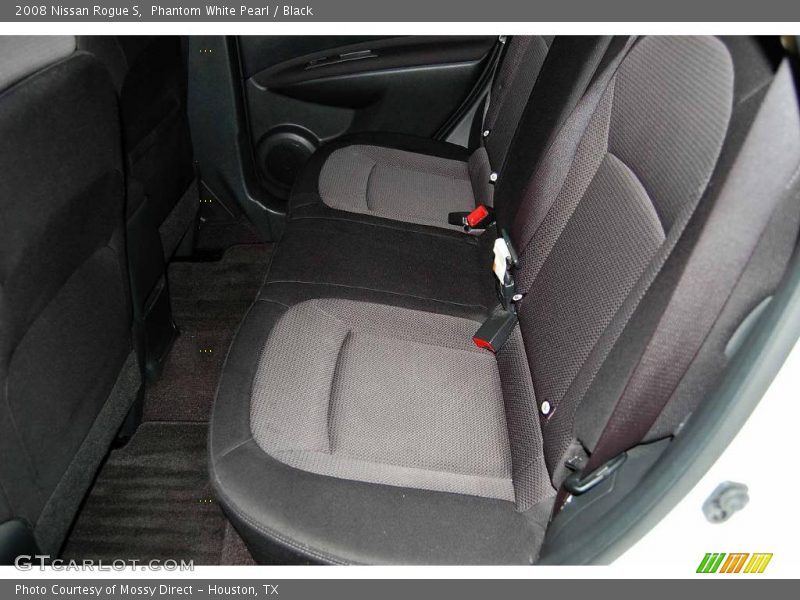 Phantom White Pearl / Black 2008 Nissan Rogue S