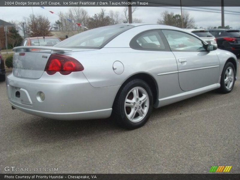 Ice Silver Pearlcoat / Dark Taupe/Medium Taupe 2004 Dodge Stratus SXT Coupe